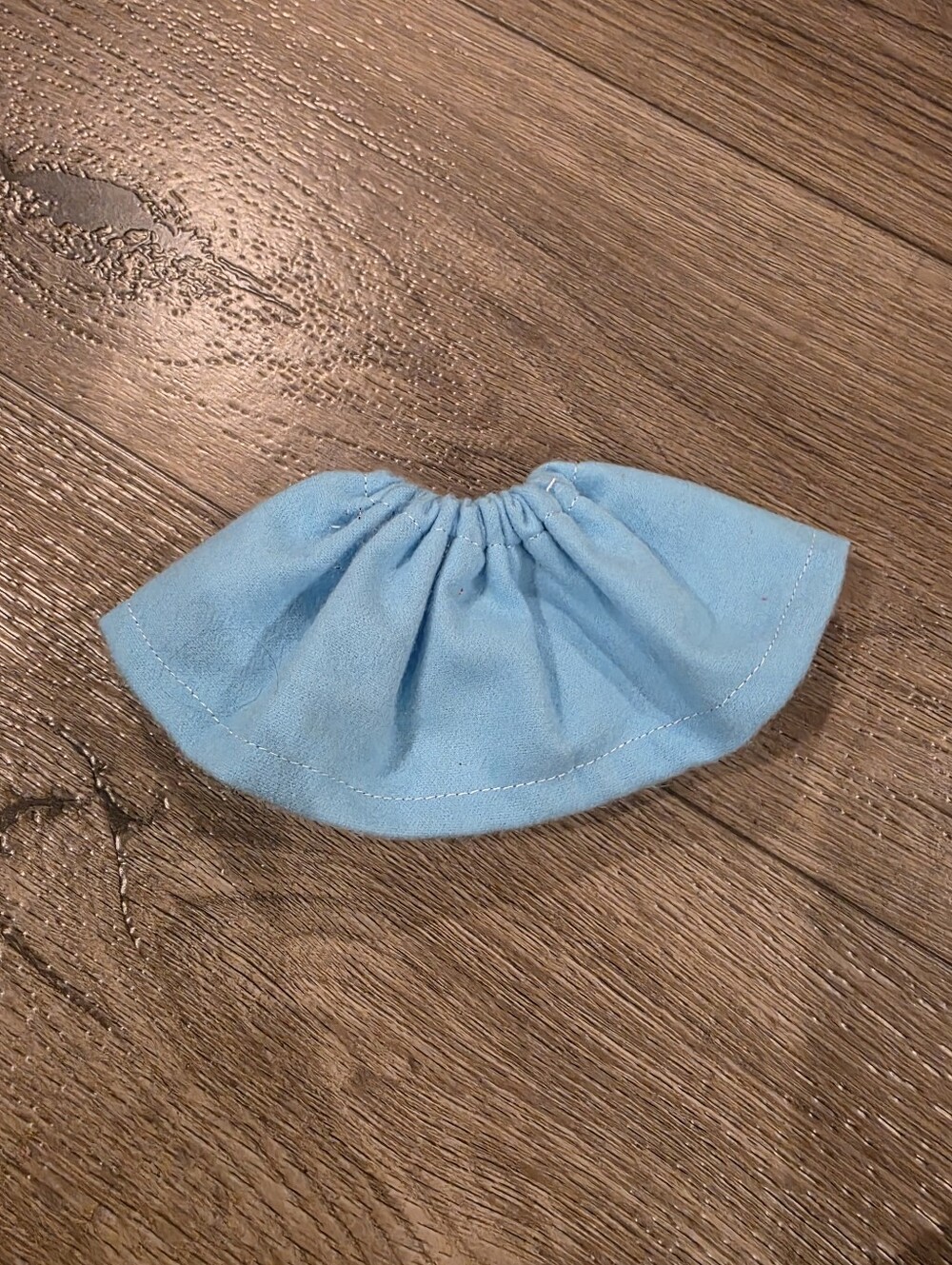 Small Desk Goose Blue Dress